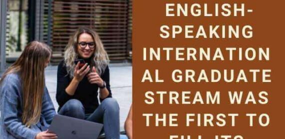 English speaking international student