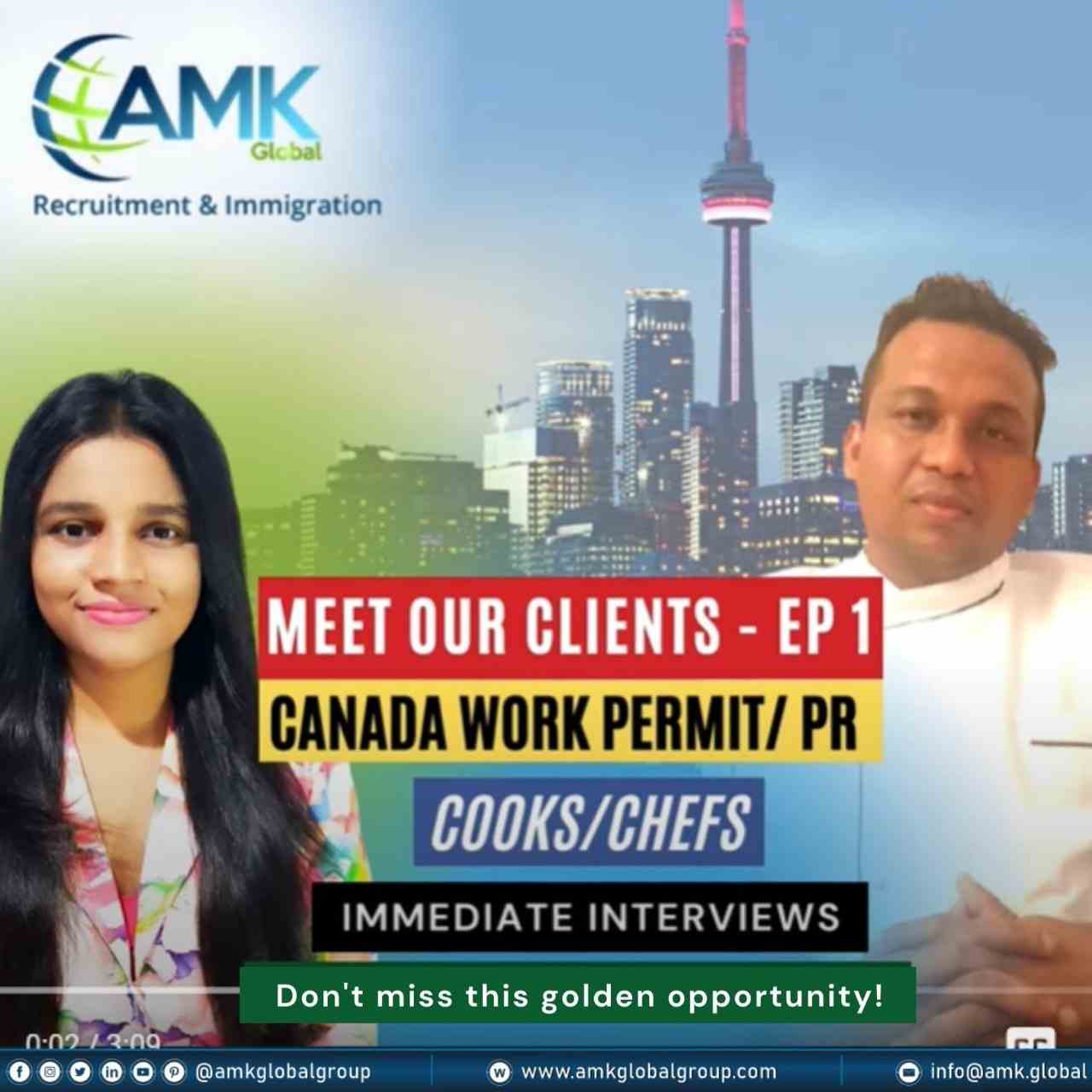 EP 1 Canada Work permit AMK Global